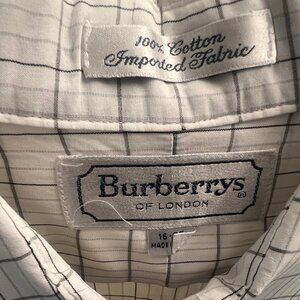 Men's Burberry's of London Cotton Dress Shirt 16-35